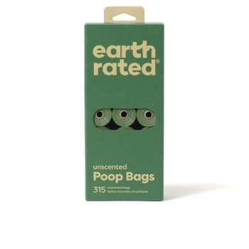 Earth Rated ROLLOS BOLSA mascota recambio #sin perfume 21 x 15 u