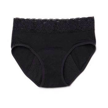 PlatanomelÓn KIWITAS ENCAJE braguitas menstruales negro #M 1 u