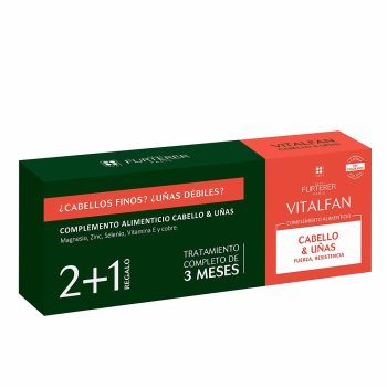 VITALFAN VITALITY HAIR AND NAILS CAPSULES LOT 3 x 30 u