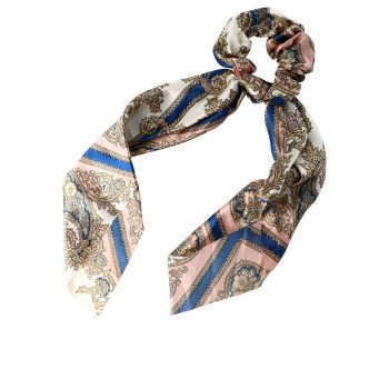 SCARF HAIR TIE printed #clear 1 unit