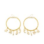 Shabama FORMENTOR earrings #shiny gold 1 u