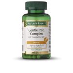 Nature's Bounty IRON GENTLE COMPLEX with vitamin C & B12 100 capsules