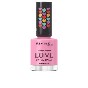 Rimmel London MADE WITH LOVE by Tom Daley nail polish #060-pick me pink 8 ml