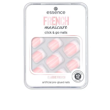 FRENCH manicure click & go nails uñas artificiales #01-classic french