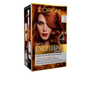EXCELLENCE INTENSE hair color #7.43 golden copper blonde 1 u