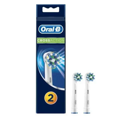 Oral-B Pro Cross Action Black Refill 2 Units