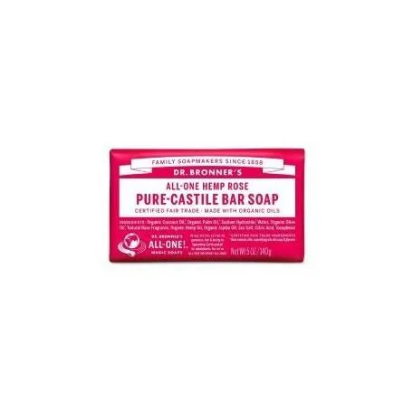 Dr. Bronner's Jábon Pastilla Bio 140 Grs Rosas