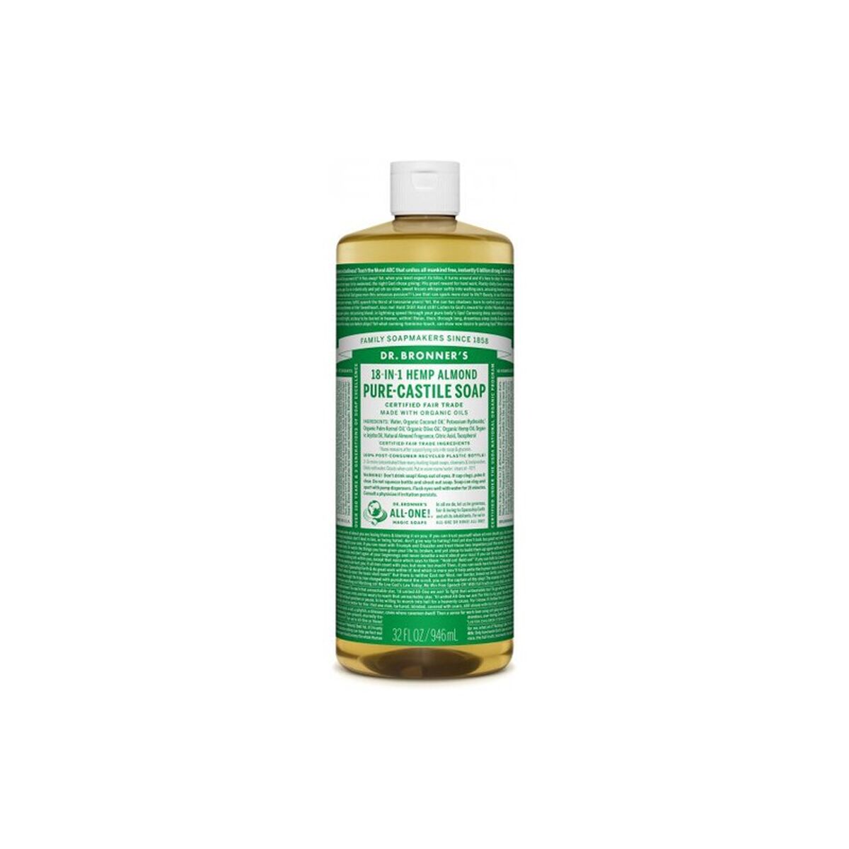 Vloeibare Zeep Dr Bronner's 945 ml Amandelen