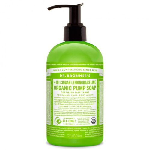 Handzeep Dr Bronner's 4 in 1 Lemongrass Lime 355 ml