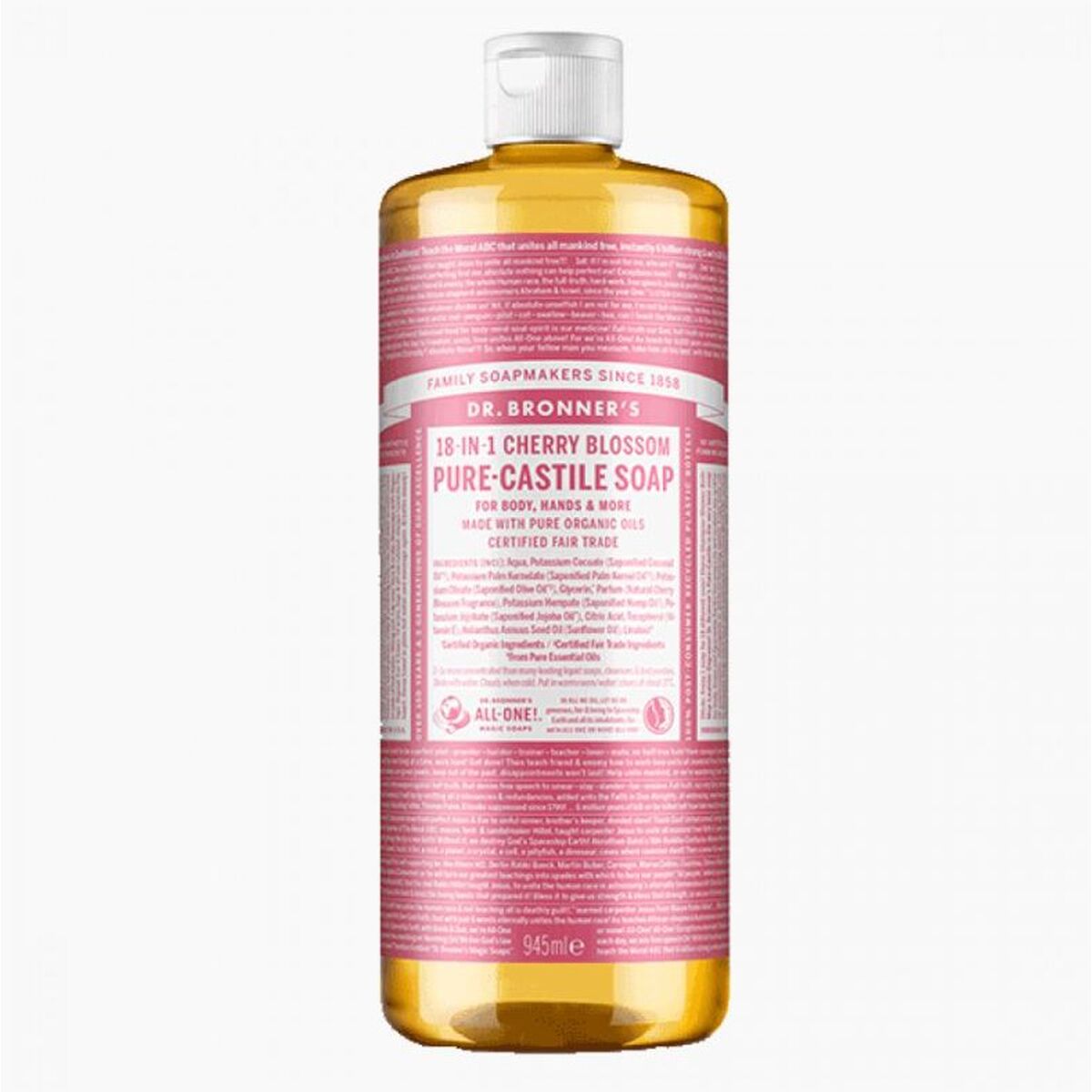 Vloeibare Zeep Dr Bronner's Cherry Blossom 945 ml