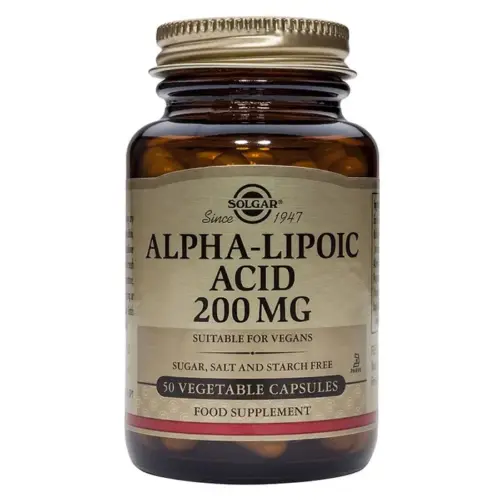 Solgar Alpha-Lipoic Acid 200mg 50 Capsules