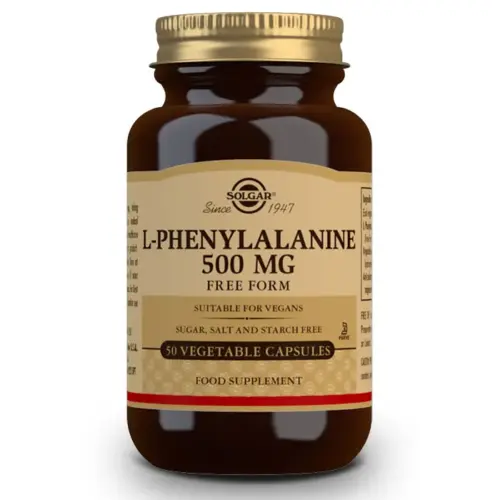 Solgar L-Phenylalanine 500mg 50 Capsules