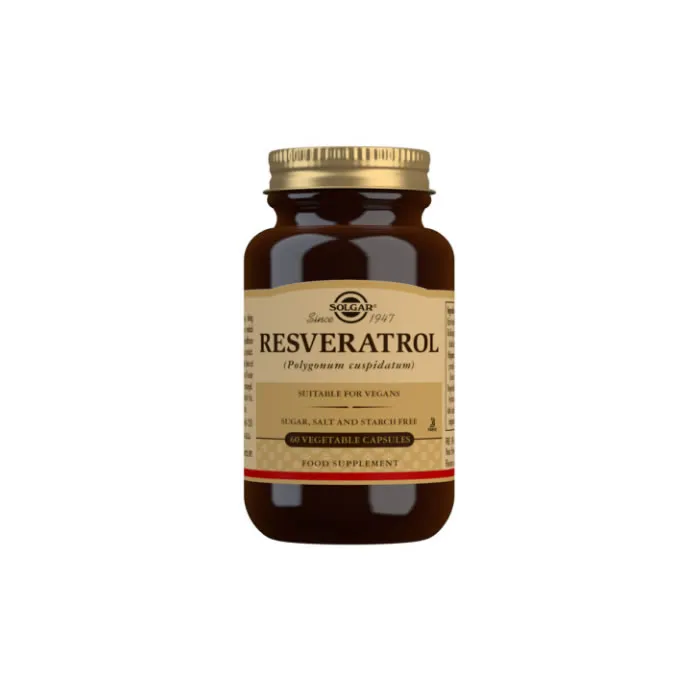 Solgar Resveratrol 100mg 60 Capsules