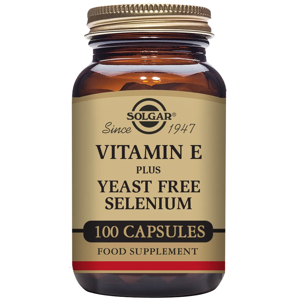 Solgar Vitamin E With Selenium 100 Capsules