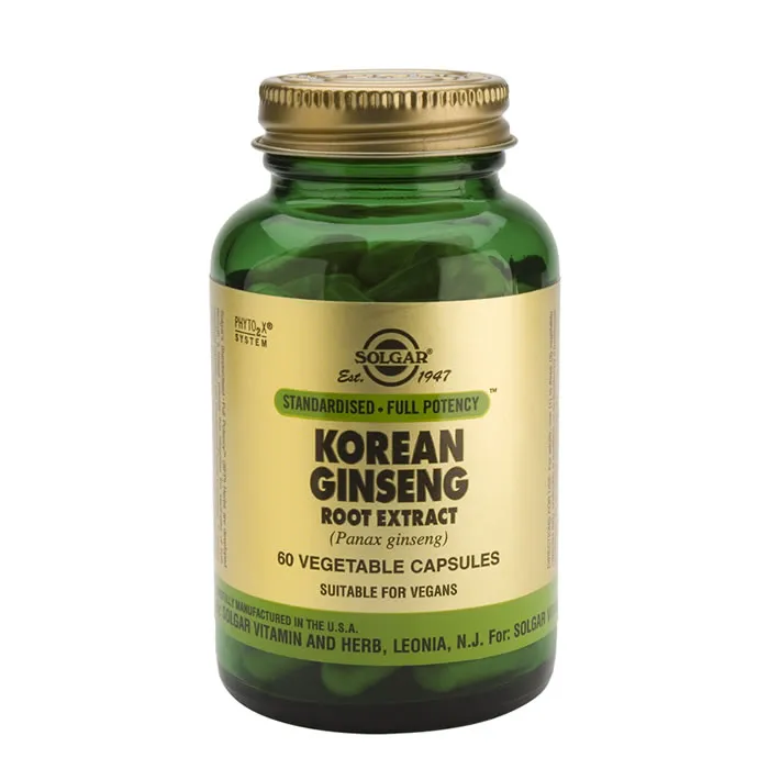 Solgar Spf Korean Ginseng Root 60 Capsules