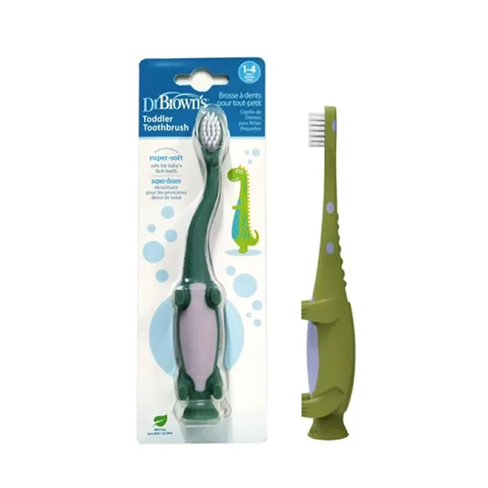 Dr. Brown's Toothbrush 1-4 Years Dinosaur