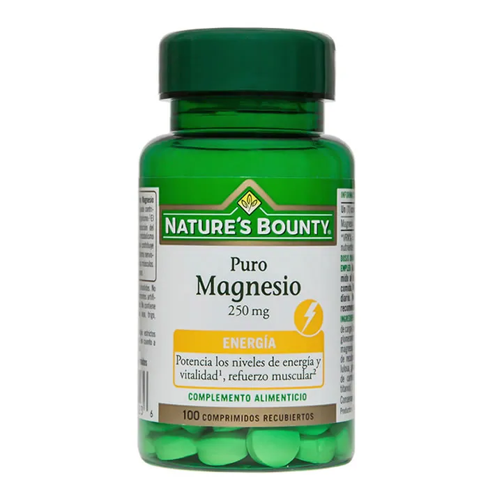 Nature's Bounty Magnesium 250mg 100 Tablets