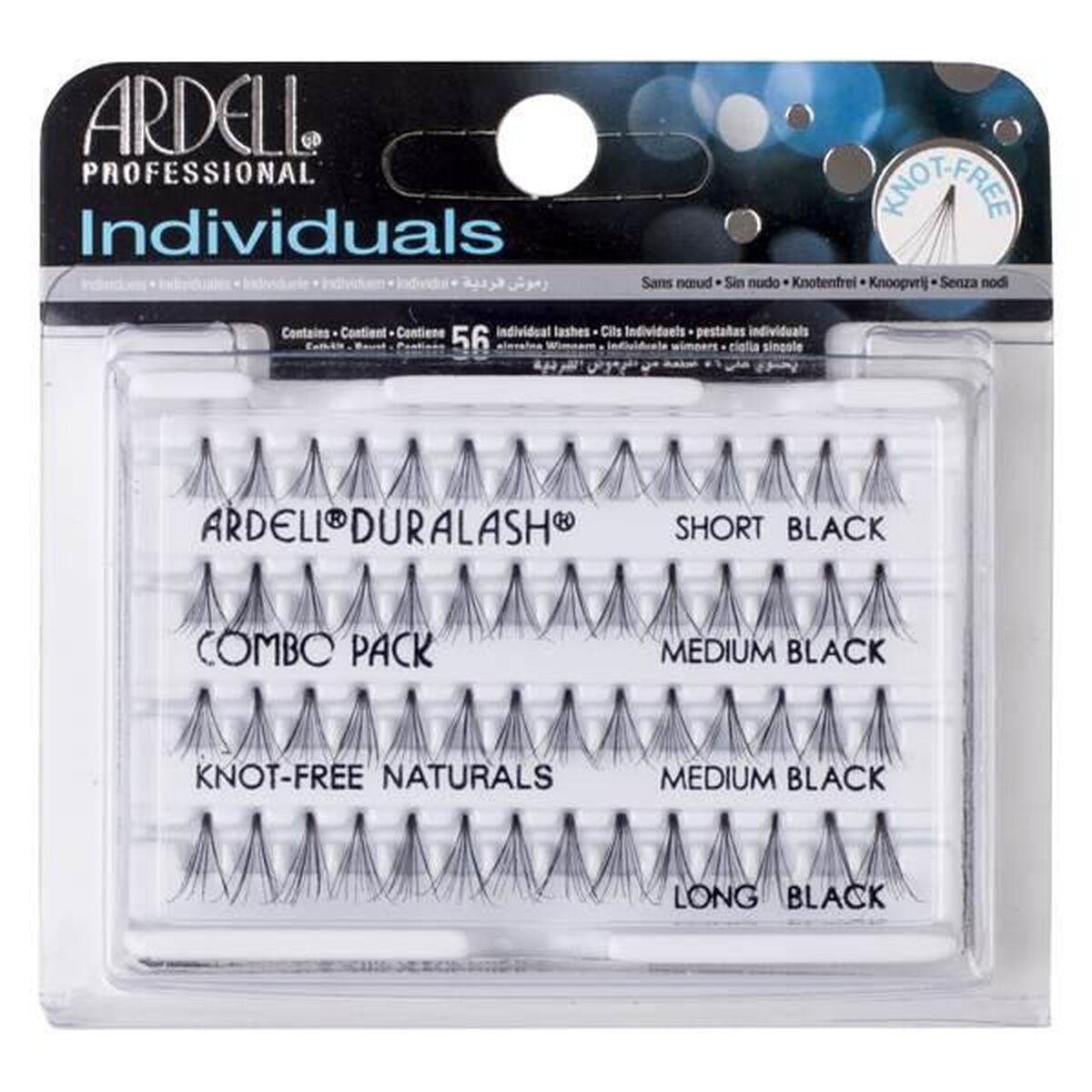 Set van nepwimpers Ardell Duralash Combo Individuele wimpers 56 Stuks