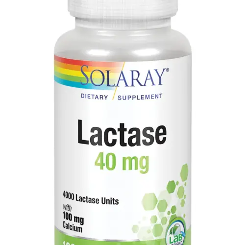 Solaray Lactase 40 Mg 4000 Fcc 100 Vcaps
