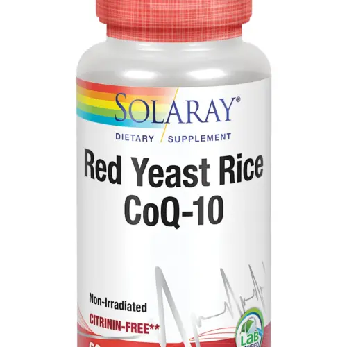 Solaray Red Yeast Rice Plus Q10 60 Vcaps