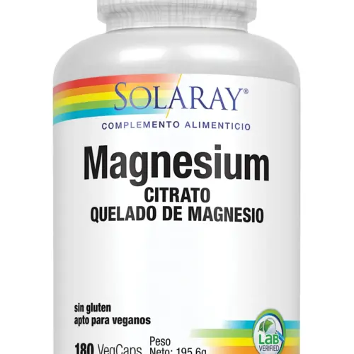 Solaray Big Magnesium Citrate 180 Vcaps