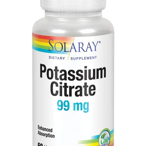Solaray Potasio Citrato 99 Mg 60 Caps