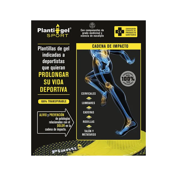 Plantigel Sport Insoles Size 35-38