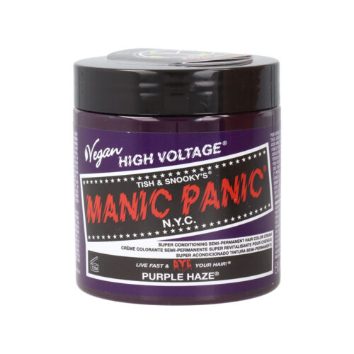 Semi-permanente kleurstof Manic Panic Panic High Paars Veganistisch (237 ml)
