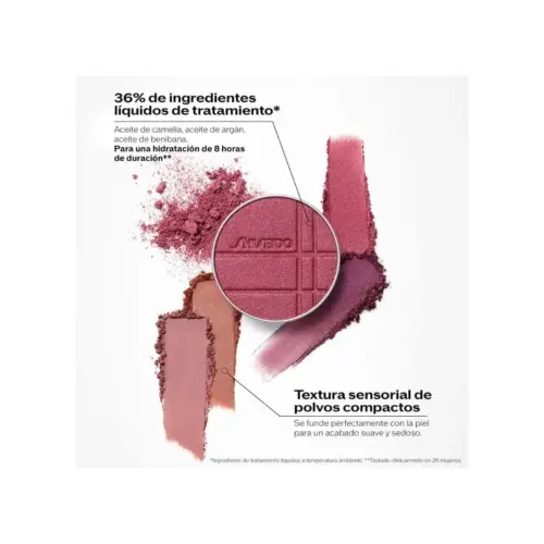 Shiseido Color + Glow Enhancer Blush | Unisex 7,2g 08 Greige Topaz | Glanzend Hydraterend