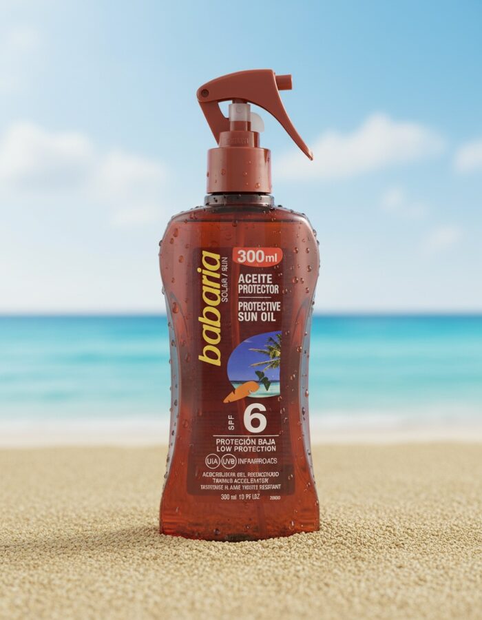 Babaria SOLAR ACEITE DE ZANAHORIA spray SPF6 300 ml - Afbeelding 2