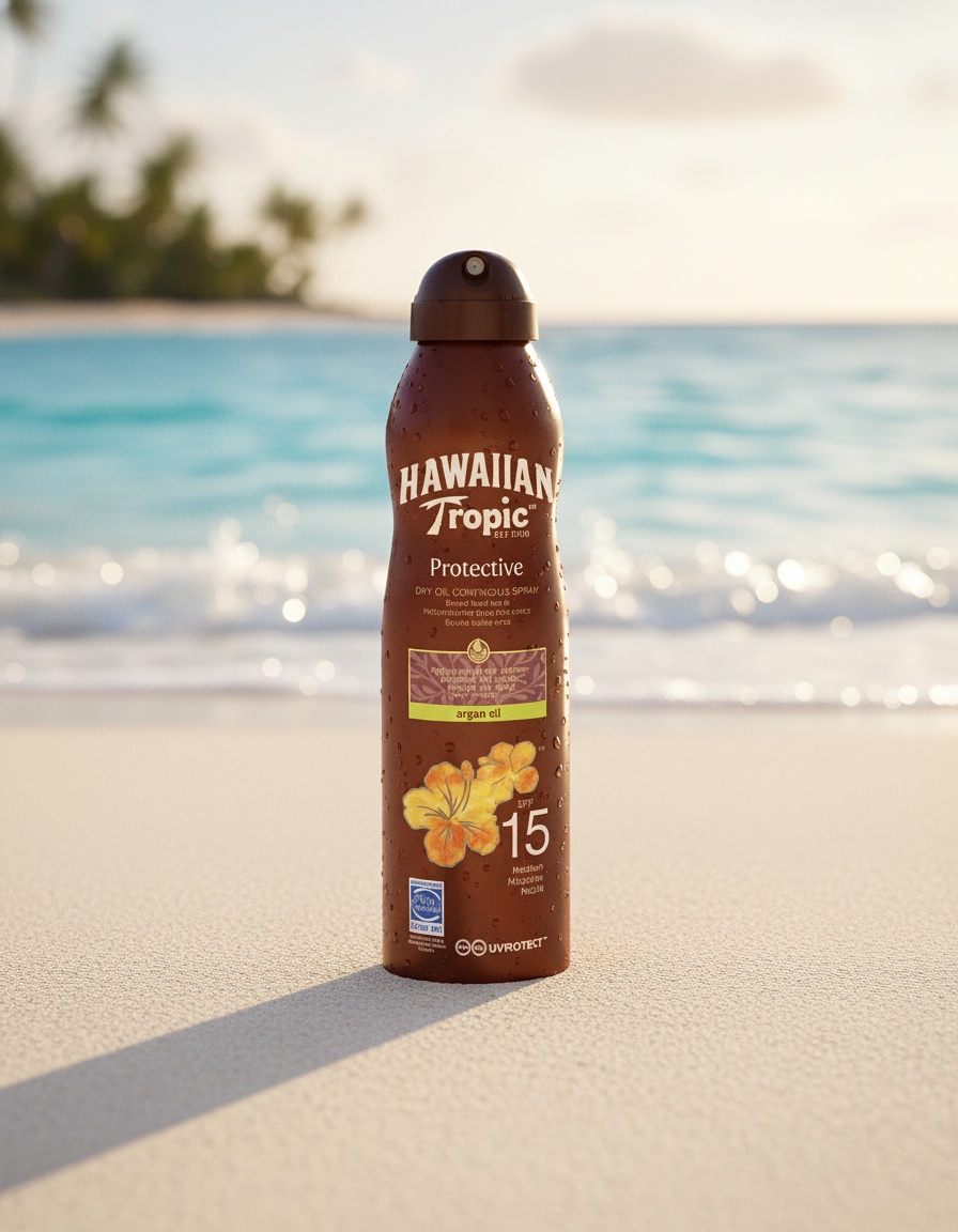 Hawaiian Tropic ARGAN OIL bruma SPF15 spray 177 ml - Afbeelding 2
