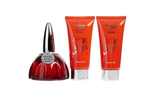 Whatever It Takes Kesha Geschenkset 100ml EDP + 100ml Body Lotion + 100ml Douchegel