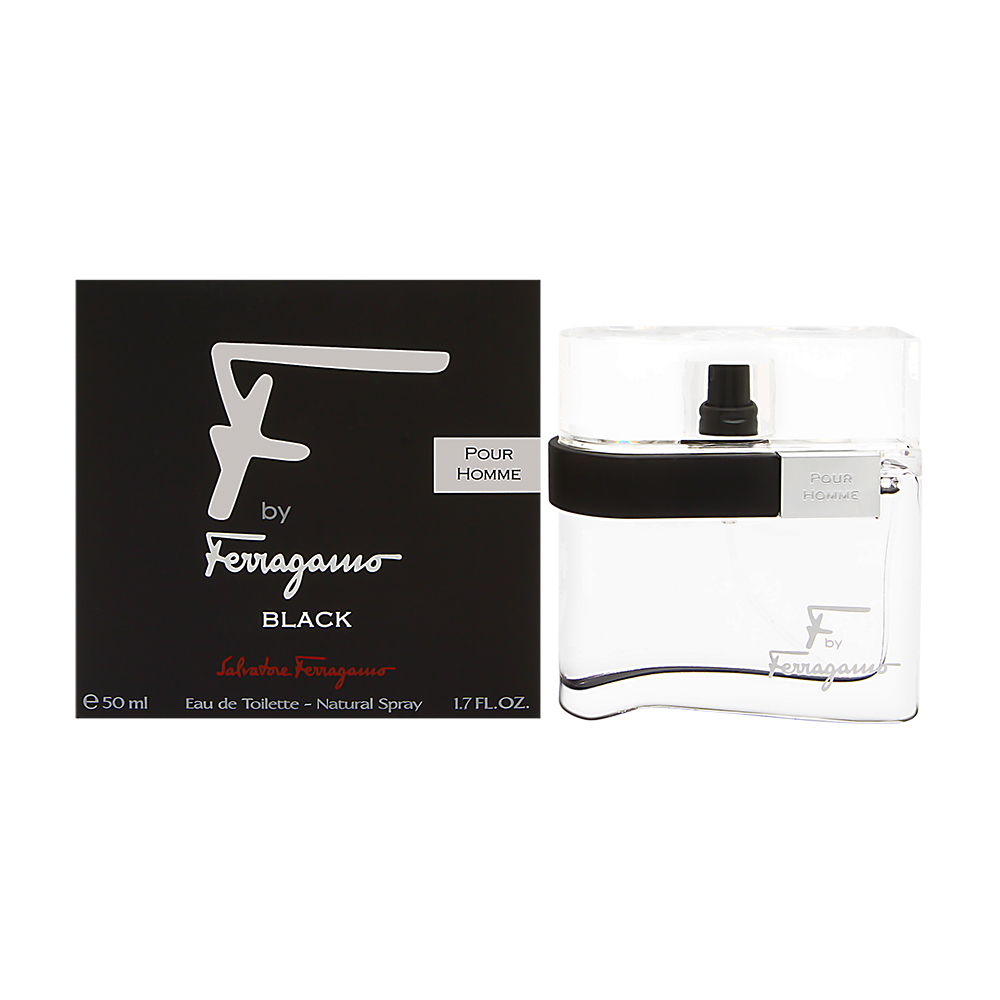 Salvatore Ferragamo F by Ferragamo Black Eau de Toilette 50ml Spray