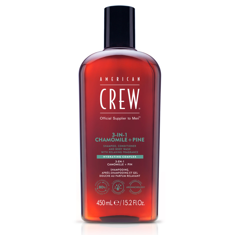 American Crew 3-In-1 Chamomile Pine Shampoo 450ml