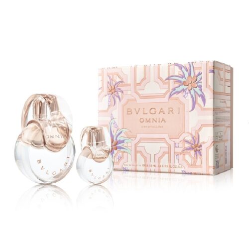 Bvlgari Omnia Crystalline Geschenkset 100ml EDT + 15ml EDT