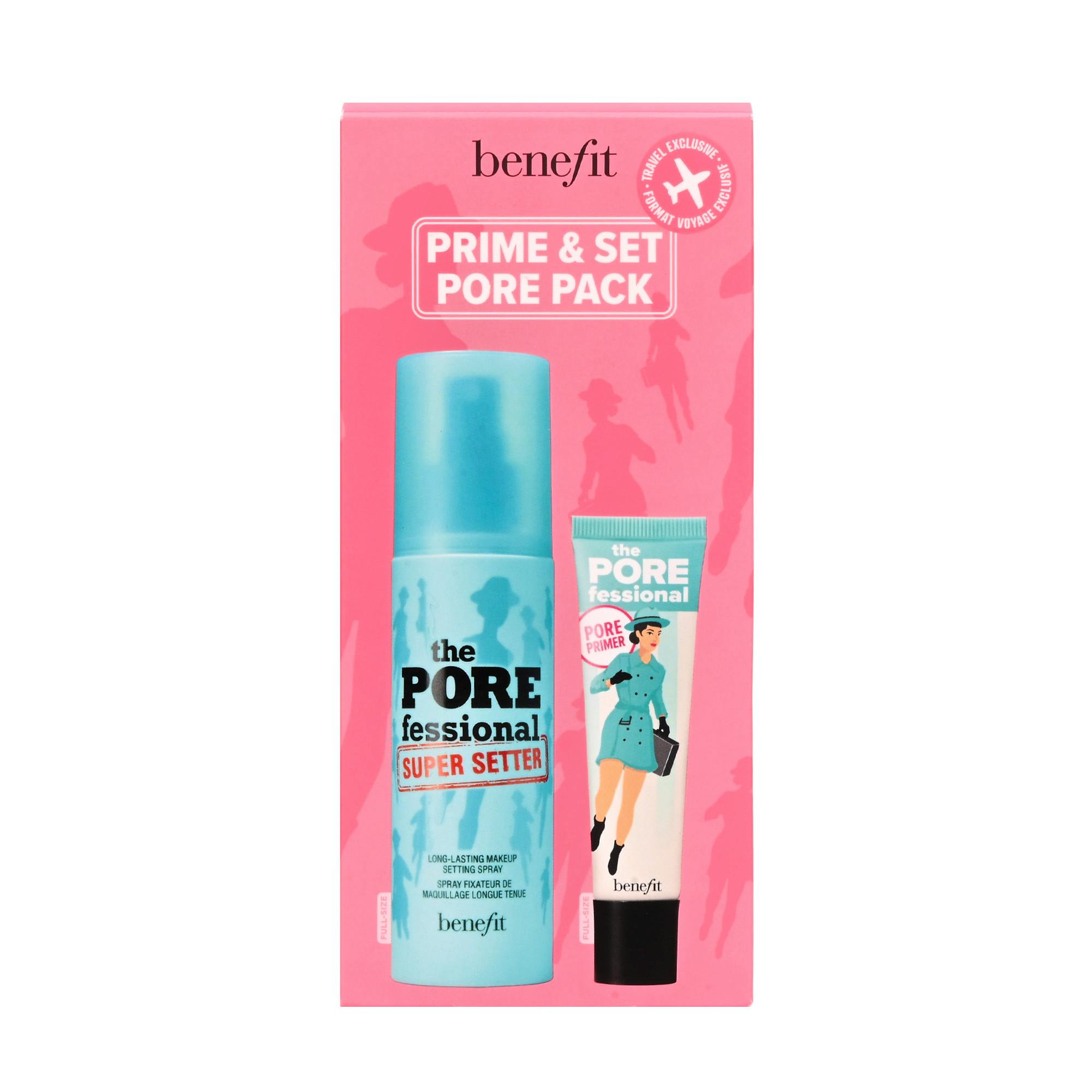 Benefit The Porefessional Primer Set 120ml Make Up Setting spray + 22ml Pore Primer