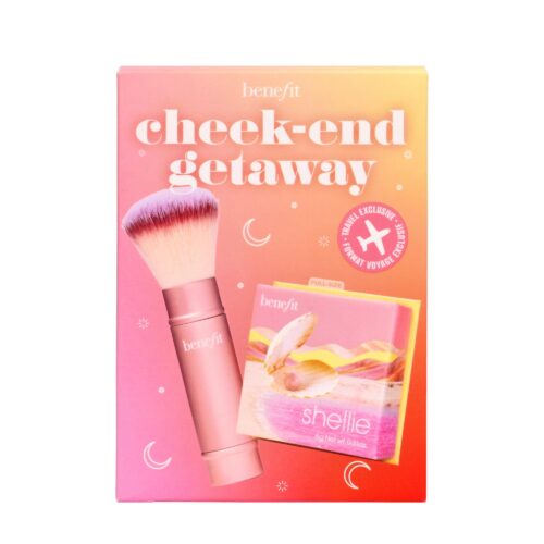 Benefit Shellie Blush Cheek-End Getaway Set 6g Shellie Blush + Multitasking Kwast