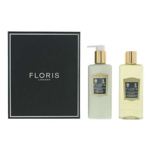 Floris Night Scented Jasmine Geschenkset 250ml Body Lotion + 250ml Douchegel