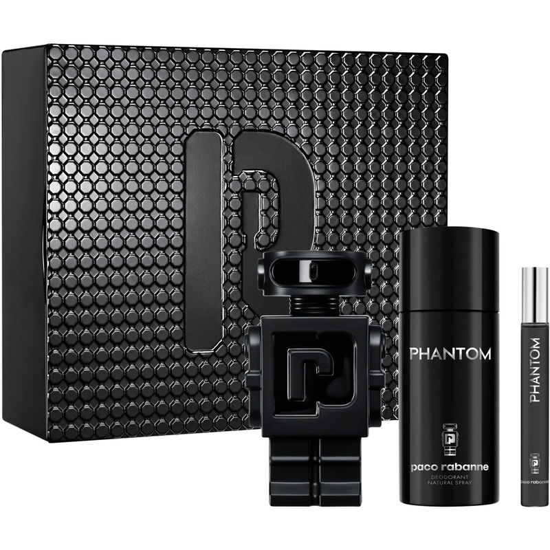 Paco Rabanne Phantom Parfum Geschenkset 100ml EDP + 150ml Deodorant Spray + 10ml EDP