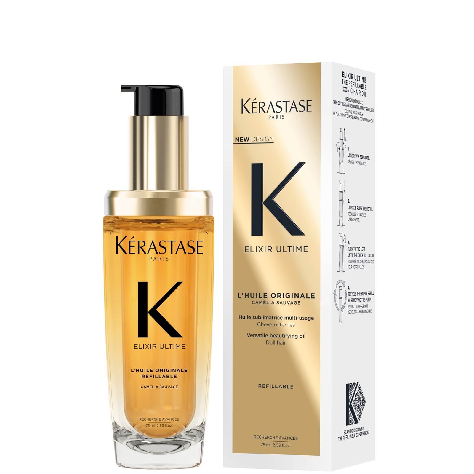 Kerastase ELIXIR ULTIME original recargable 75 ml