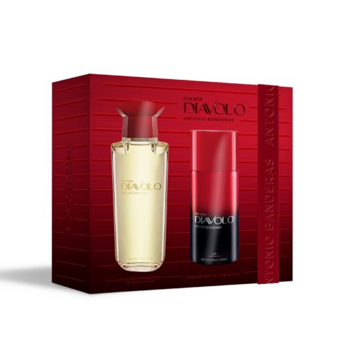 Antonio Banderas Diavolo For Men Geschenkset 100ml EDT + 150ml Deodorant Spray