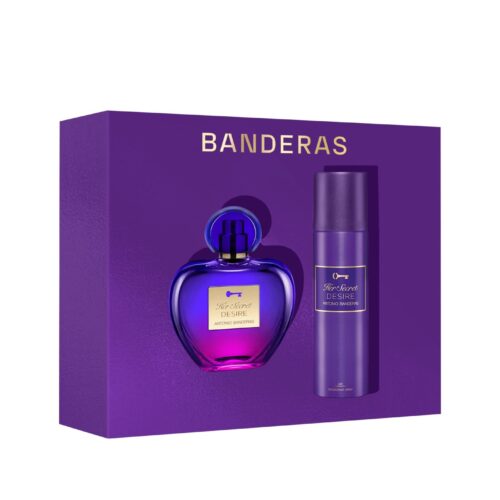 Antonio Banderas Her Secret Desire Geschenkset 80ml EDT + 150ml Deodorant Spray