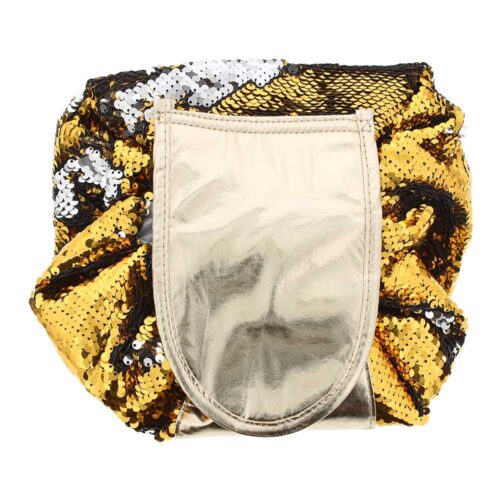 Bags Unlimited Sequin Make Up Tasje - Goud