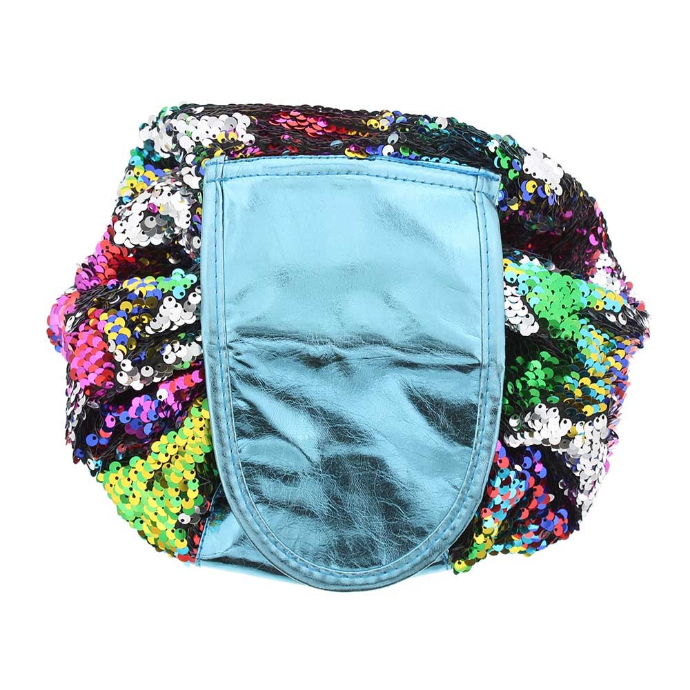 Bags Unlimited Sequin Make Up Tasje - Regenboog