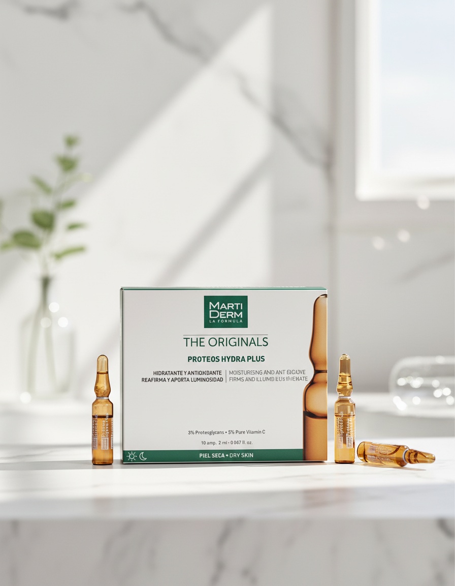 Martiderm THE ORIGINALS PROTEOS HYDRA PLUS ampoules 10 x 2 ml - Afbeelding 2