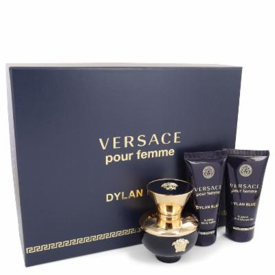 Versace Pour Femme Dylan Blue Geschenkset 50ml EDP + 50ml Body Lotion + 50ml Douchegel