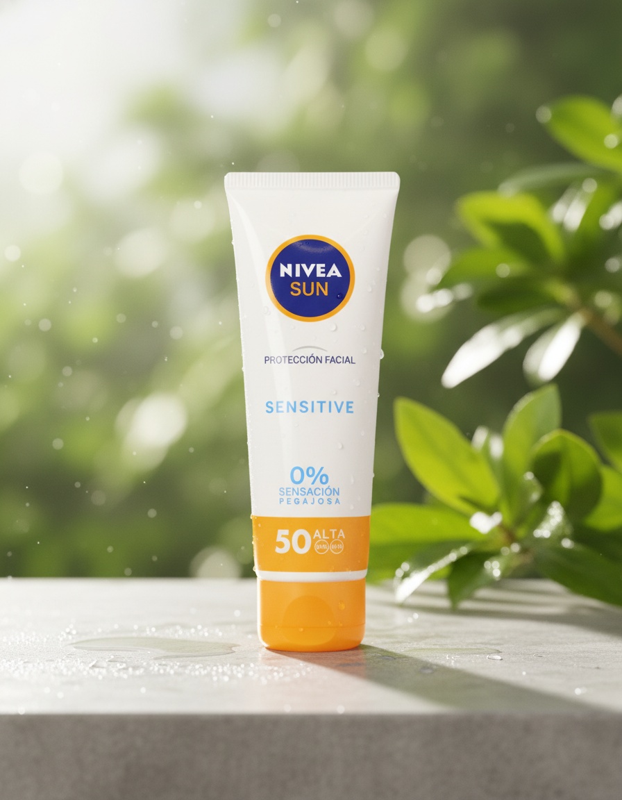 Nivea SUN FACIAL sensitive SPF50 50 ml - Afbeelding 2