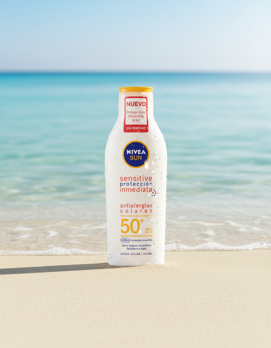 Nivea SUN ANTI-ALLERGIES SOLAR sensitive SPF50+ milk 200 ml - Afbeelding 2