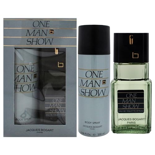 Jacques Bogart One Man Show Gift Set 100ml EDT + 200ml Body Spray