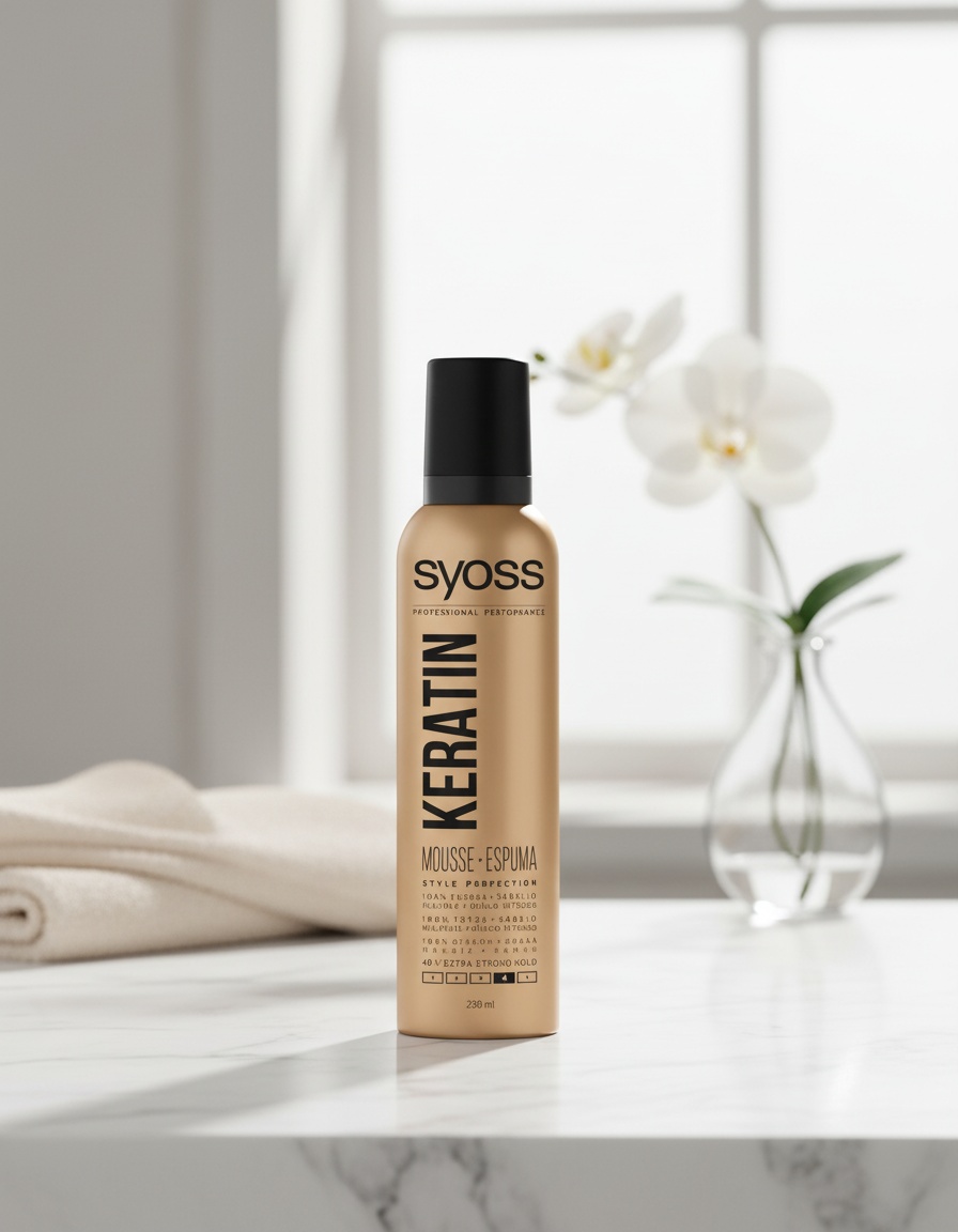 Syoss KERATIN flexible and shiny mousse 250 ml - Afbeelding 2